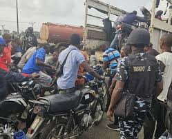Lagos taskforce impounds 70 commercial motorcycles